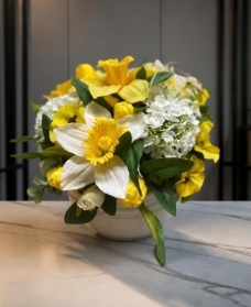 Spring Silk Arrangement Yellow.