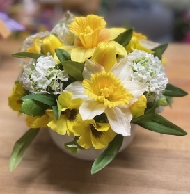 Spring Silk Arrangement Yellow